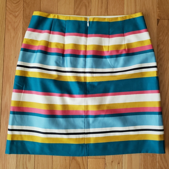 NWT LOFT colorful striped skirt - Picture 2 of 6